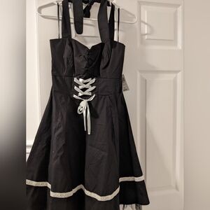 Black Hot Topic rockabilly style dress